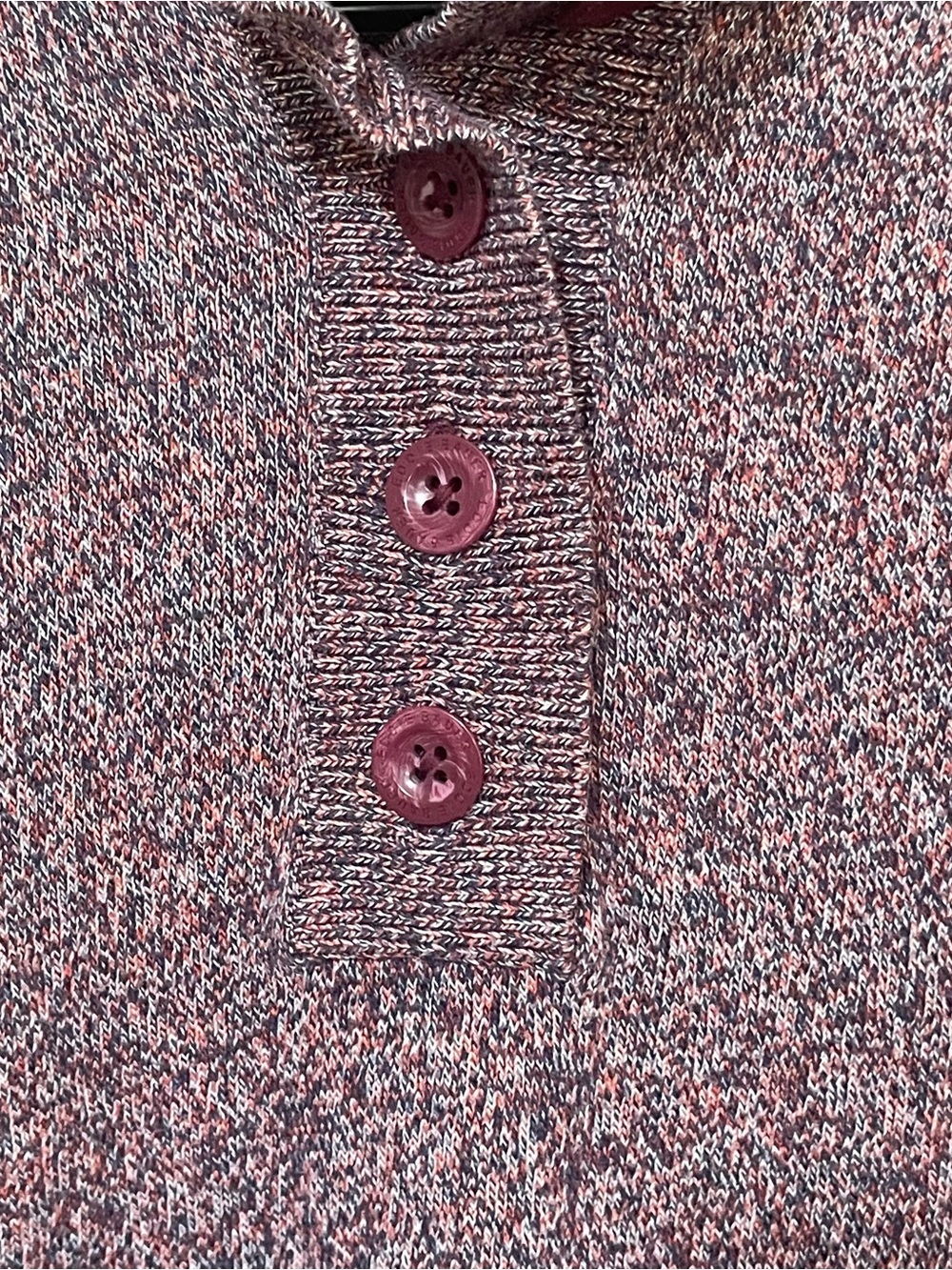 Eddie Bauer Size L Women’s Marled Button-Up Sweater - Picture 4 of 7
